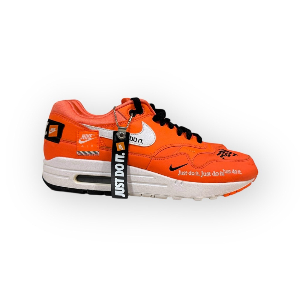 RARE NIKE AIR MAX 1 SE "JUST DO IT PACK" TOTAL ORANGE-WHITE [AO1021-800] Sz 8​​